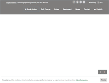 Tablet Screenshot of elparaisogolf.com